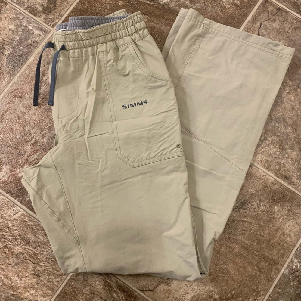 Simms Beige Cargo Pants for Men